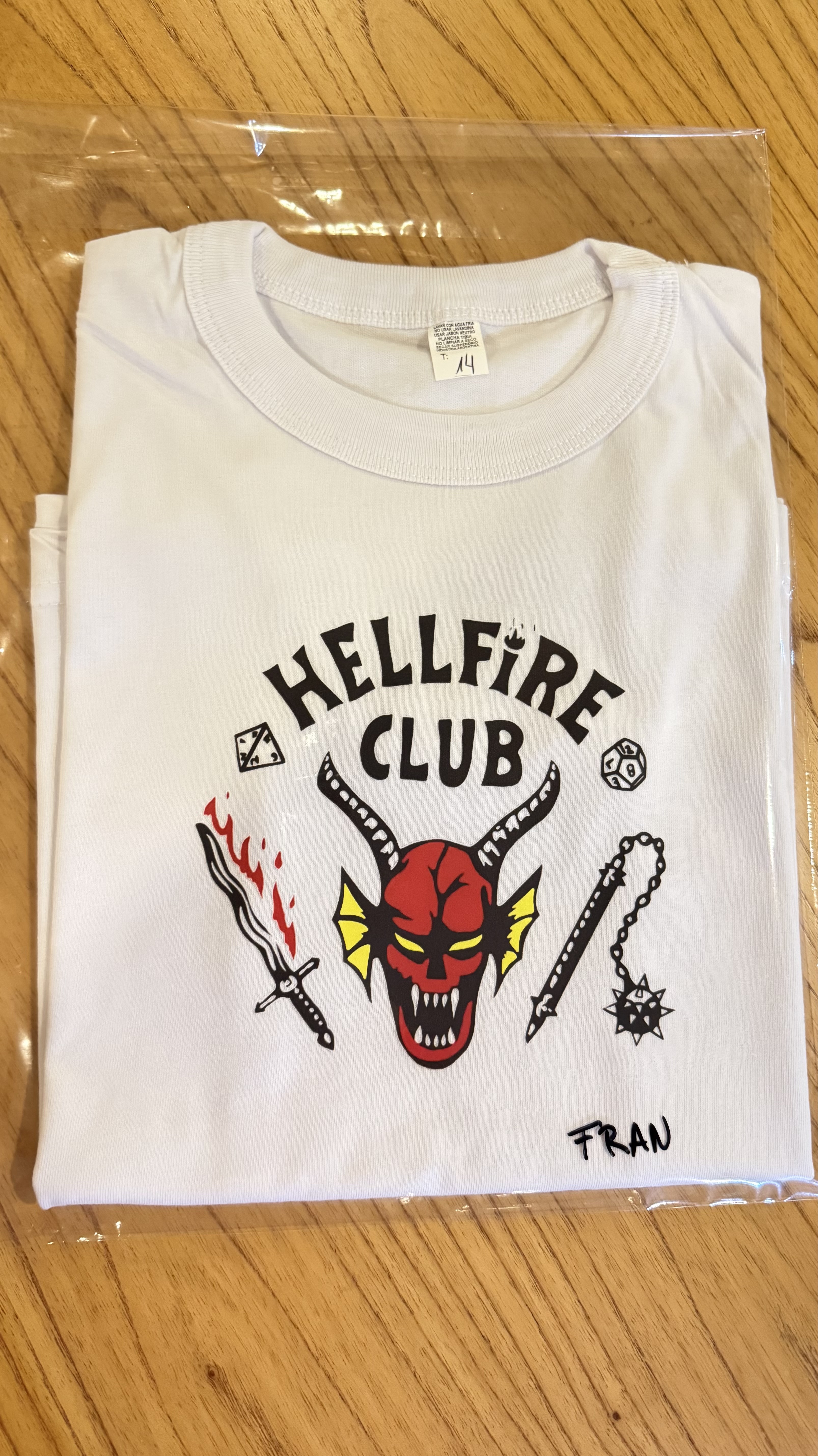 Remera con estampado DTF - trabajo 1
